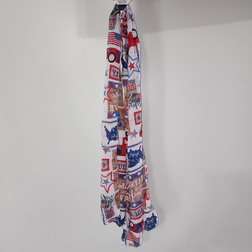 4th of July scarf